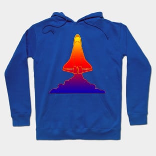 Rainbow Space Shuttle Hoodie